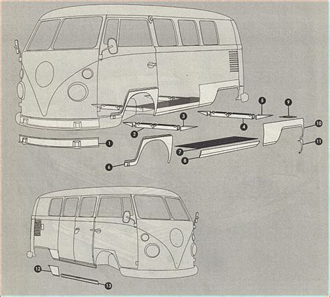 1970 vw bus sheet metal|1967 VW bus sheet metal.